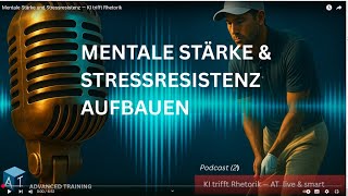 Mentale Stärke und Stressresistenz — KI trifft Rhetorik
