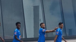 Neymar Jr, Vini Jr, Endrick & Brazil arriving for training session before Japan match 