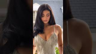 Kylie jenner in a silver dress #fashionweek #paris #kardashians #kyliejenner #kendalljenner