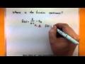 Continuity and Discontinuity in Functions