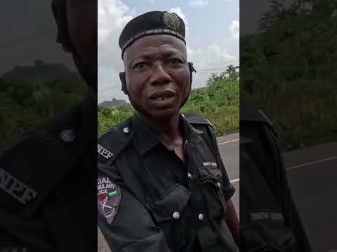 Corrupt Nigerian Police Officer Caught Demanding MONEY