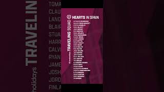 HEARTS HUGE TRAINING CAMP SQUAD! #scottishfootball #hearts #preseason