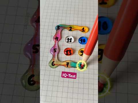 Vẽ một đường nối số từ 1 đến 13 #drawing #line #maths #quiz #shorts