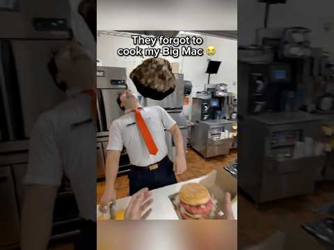 McDonald’s Forgot To Cook My Big Mac😭