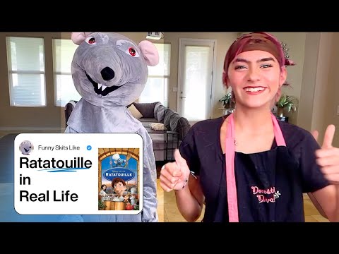 Ratatouille in Real Life plus funny SKITS you won't believe 🤣