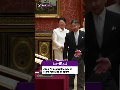 Japan’s imperial family is joining YouTube — marking a new chapter in their modern royal outreach
