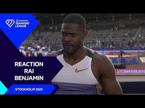 "All signs are good!" - Rai Benjamin on 400m hurdles win in Stockholm - Wanda Diamond League 2025