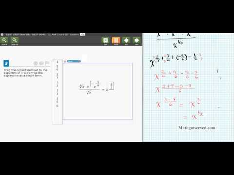 SBAC Grade 11 pt II Math Common core Released Item...