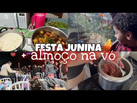 ALMOÇO NA CASA DA VÓ E FESTA JUNINA COM MUITA ALEGRIA E TRADIÇÃO 🔥