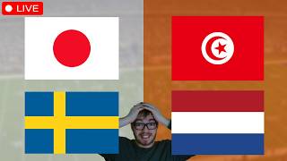 Japan - Schweden / Tunesien - Niederlande / Weltmeisterschaft 2026 Watchalong LIVE