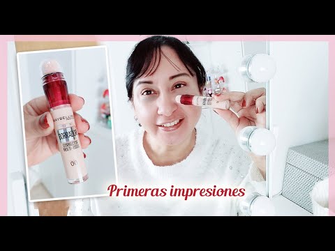 Probando el BORRADOR DE OJERAS #Maybelline Instant Anti-Age