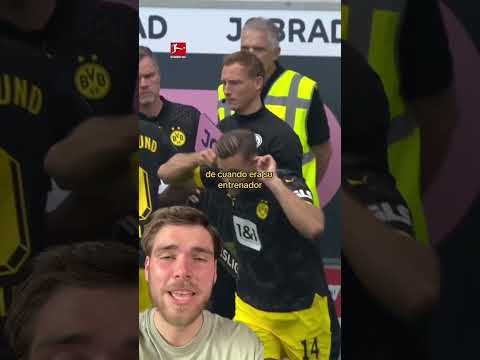 El curioso gesto de Fullkrug antes de entrar al campo #futbol #ucl #borussiadortmund