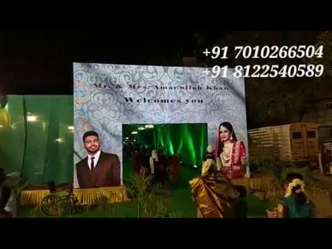 LED Digital Wedding Marriage Reception Event Decoration Chennai , Bangalore , Andhra , Neyveli India +91 8122540589