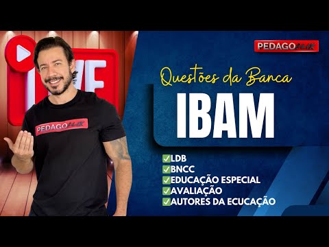 🔴Ao vivo: Simulado Banca IBAM