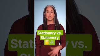 Stationary vs. Stationery 📒 🖇️