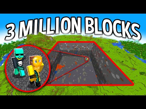 I Mined 3M Blocks while Being Hunted