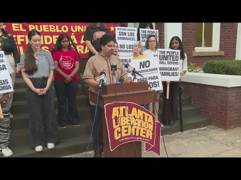 YouTube video thumbnail: Activists Demand Charges Dropped and That Georgia Become Sanctuary State After Protest Arrests