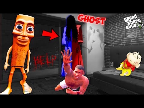 Franklin And Shinchan Found A Ghost Near Their House With Tung Tung Tung Sahur In GTA 5!