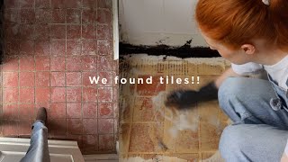 RESTORING THE PORCH TILES & More Garden Clearing | Rosie Caldwell