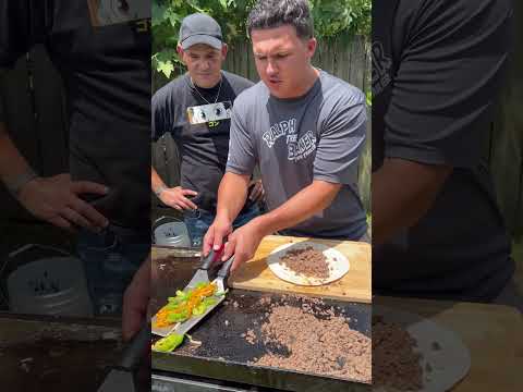 Quick & Easy Cajun Burritos on the flattop Griddle | Lets Go!