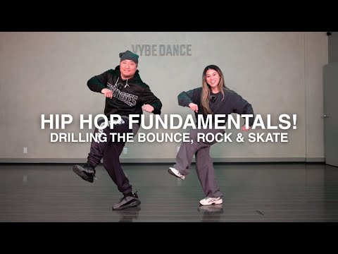 Beginner Hip Hop Tutorial - Drills | Bounce, Rock & Skate ft. Pyro