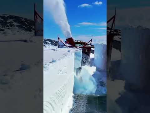 The Arctic Ocean is freezing cold #arctic #ice #ship