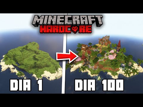 SOBREVIVI 100 DIAS EM UMA ILHA DESERTA EM TRIO NO MINECRAFT HARDCORE - O FILME