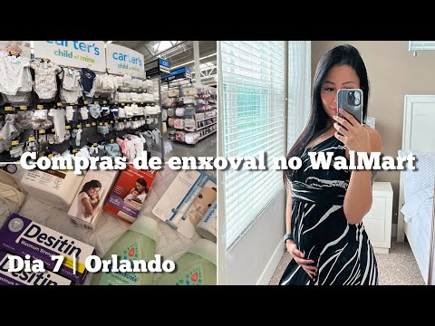 Compras do enxoval no Walmart