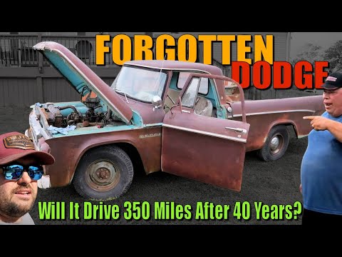 Will This FORGOTTEN Dodge Drive 350 Miles After Sitting 40 Years?