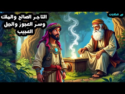 قصة التاجر الصالح والملك وسر العجوز وحيلة الاخوات الداهية والجبل العجيب من القصص الخيالية المشوقة