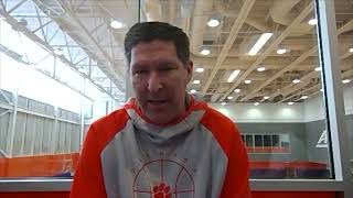 Clemson Men's Basketball Head Coach Brad Brownell previews matchups with Duke, North Carolina