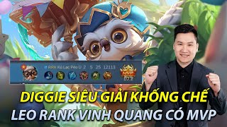 MLBB | DIGGIE MVP RANK TEAM 5 VINH QUANG GÁNH TEAM KHIẾN ĐỊCH BẤT LỰC | Rikaki MLBB