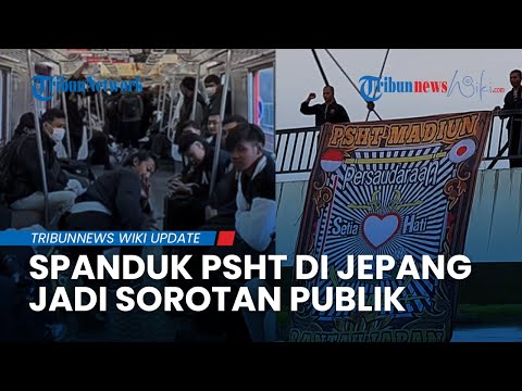 Viral Aksi PSHT di Jepang Jadi Sorotan Spanduk Besar Picu Respons Negatif & Tuai Kritik Warga Lokal