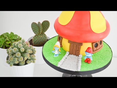 Como hacer una Torta de los Pitúfos ☆ Tan Dulce