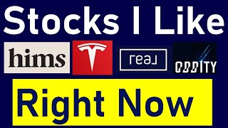 6 Stocks I Like Right Now + Some Undervalued Gems... (HIMS, TSLA, REAX, ODD, CRMD, TGTX)