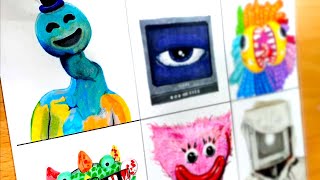 Drawing Poppy Playtime Chapter 4 SAFE HAVEN  Kissy Missy / Doey / The Doctor / Yarnabi / Pianosaurus