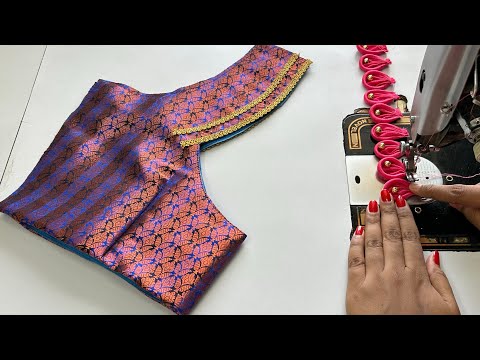 Super Blouse Design Back Neck | New Blouse Designs | Cutting And Stitching Back Neck Blouse Design