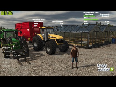 Farming simulator 25 #12 | Iniciando do zero no modo sobrevivência