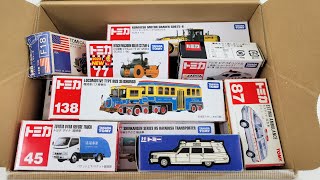 ASMR ☆ 7 minutes of satisfying unboxing, Ambulance Garbage Trucks Model Cars ASMR ☆ Toys Review!