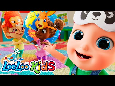 Seven Continents & Train Song | Kids Songs and Nursery Rhymes | LooLoo Kids