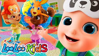 Seven Continents & Train Song | Kids Songs and Nursery Rhymes | LooLoo Kids