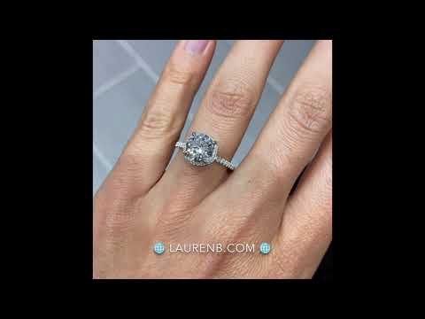 2 ct Round Diamond Hidden Halo™ Engagement Ring
