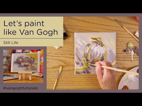 Tutorials || Let's Paint Like Van Gogh || Still Life - YouTube