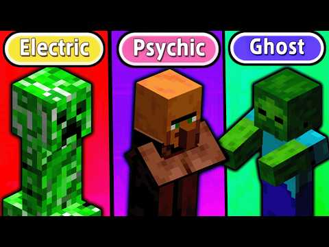 What if Minecraft Mobs were POKEMON GYM LEADER!?
