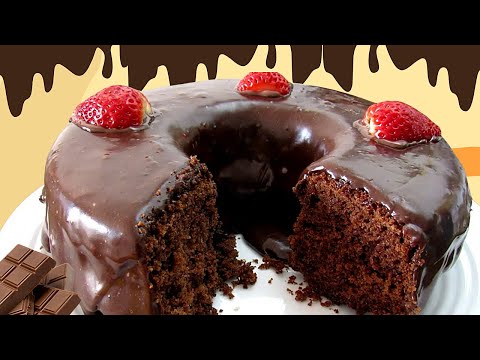 BOLO DE CHOCOLATE MUITO FÁCIL MESMO C/ BRIGADEIRO CREMOSO - MIL DELÍCIAS  #receitas #bolo