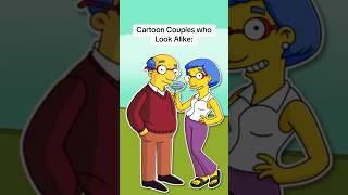 Cartoon Couples who look Alike: #simpsons