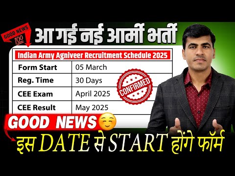 Good News 💯 आ गई Army Bharti 2025 | Indian Army New Vacancy 2025 | Army Agniveer New Bharti 2025