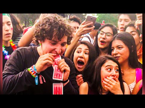 Mind Blowing Magic Tricks At Music Festivals