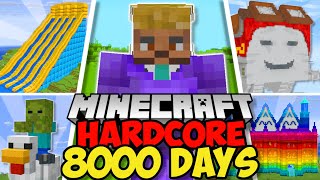 I Survived 8000 DAYS in Minecraft Hardcore (FULL MOVIE)
