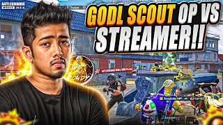 GodL ScoutOP🇮🇳 VS Streamers 😱🔥Streamers Got Frustrated 😣 || Rowdy Gaming ||